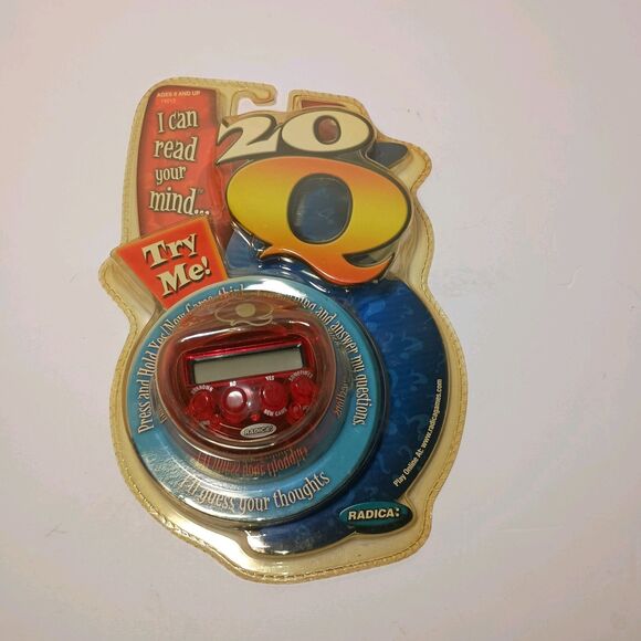 Radica 20Q 20 Questions Version Electronic Game Red Factory Sealed 2003 - Picture 9 of 16